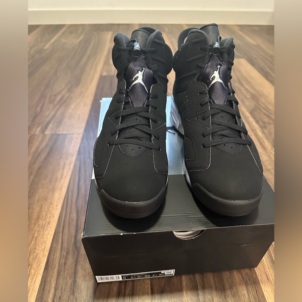 Air Jordan retro 6 Chrome Metallic silver